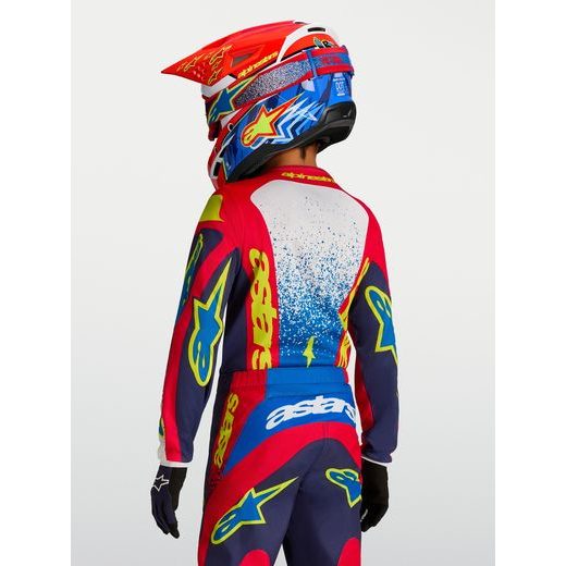 DRES FLUID DRAG YOUTH, ALPINESTARS, DĚTSKÉ (TMAVĚ MODRÁ/ČERVENÁ/ZELENÁ/BÍLÁ) 2027