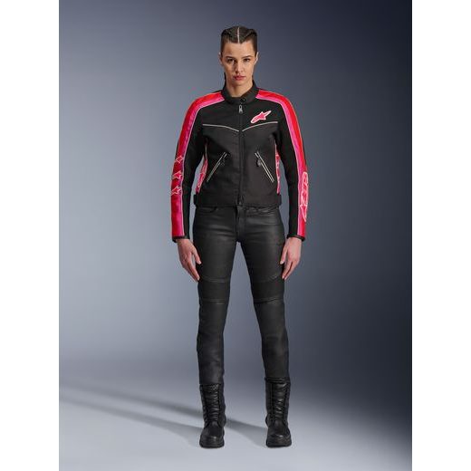 BUNDA STELLA T-DYNO AIR, ALPINESTARS, DÁMSKÁ (ČERNÁ/ČERVENÁ/RŮŽOVÁ/BÍLÁ) 2026
