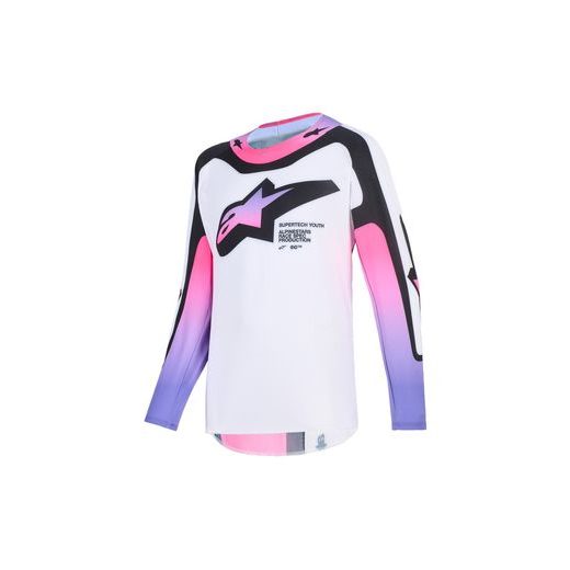 DRES SUPERTECH VISTA YOUTH, ALPINESTARS, DĚTSKÉ (BÍLÁ/FIALOVÁ/ČERNÁ) 2026