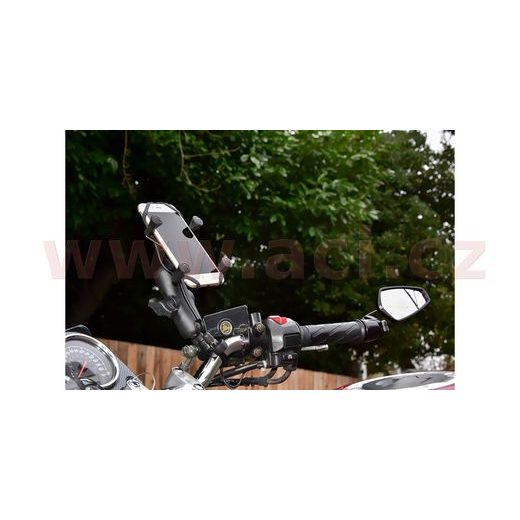 KOMPLETNÍ SESTAVA DRŽÁKU MOBILNÍHO TELEFONU X-GRIP S OBJÍMKOU NA ŘIDÍTKA, RAM MOUNTS