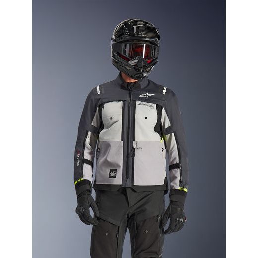 BUNDA CUSCO DRYSTAR, ALPINESTARS (SVĚTLE ŠEDÁ/SVĚTLE MODRÁ/TMAVĚ MODRÁ) 2026