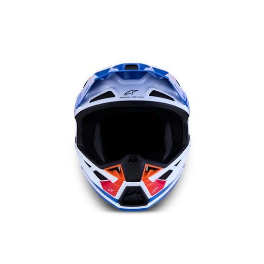 PŘILBA S-M7 CORE, ALPINESTARS (BÍLÁ/MODRÁ/ORANŽOVÁ/RŮŽOVÁ) 2027