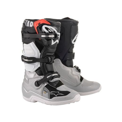 BOTY TECH 7 S, ALPINESTARS, DĚTSKÉ (ČERNÁ/STŘÍBRNÁ/BÍLÁ/ZLATÁ) 2025