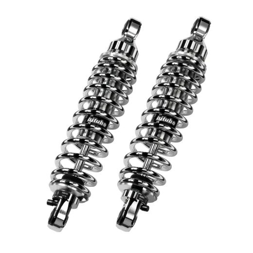 ZADNÍ TLUMIČ BITUBO WME5 NASTAVITELNÁ: PŘEDPĚTÍ, ODSKOK, KOMPRESE (STD +10MM) CHROME EDITION
