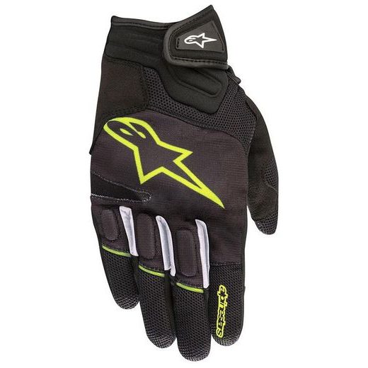 RUKAVICE ATOM, ALPINESTARS (ČERNÉ/ŽLUTÉ FLUO) 2025