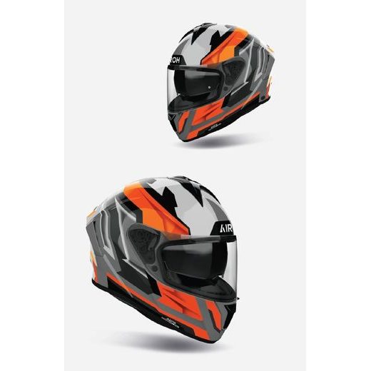 PŘILBA SPARK 2 BLADE, AIROH (FLUO ORANŽOVÁ LESKLÁ) 2027