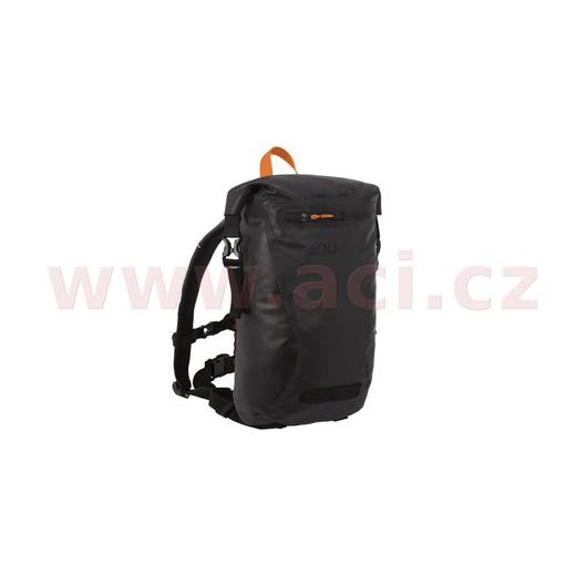 VODOTĚSNÝ BATOH AQUA EVO, OXFORD (ČERNÁ/ORANŽOVÁ, OBJEM 22 L)