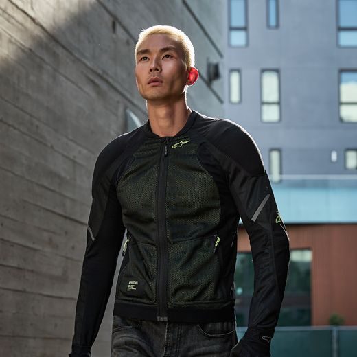 BUNDA TROOP-AIR, ALPINESTARS (ČERNÁ/ŽLUTÁ FLUO) 2026