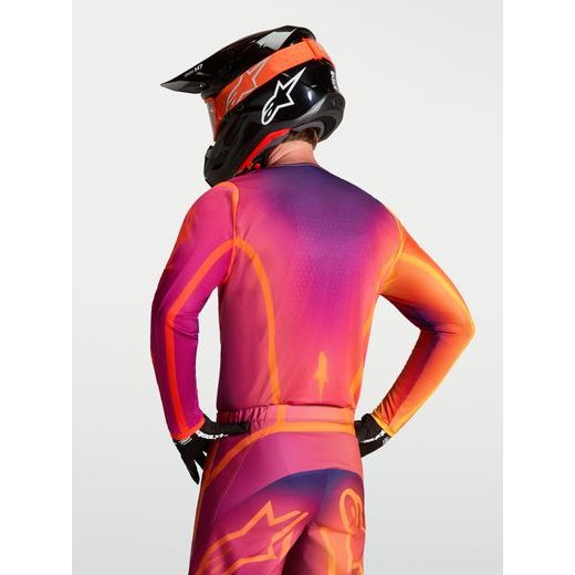 DRES FLUID KEPLER, ALPINESTARS (TMAVĚ FIALOVÁ/ORANŽOVÁ) 2027