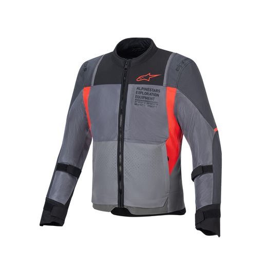 BUNDA ST-2 AIR, ALPINESTARS (ŠEDÁ/TMAVĚ ŠEDÁ/ČERVENÁ) 2026