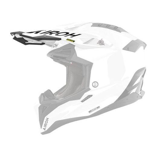 KŠILT PRO PŘILBU AVIATOR 3 (NOVÉ LOGO), AIROH (BÍLÁ)
