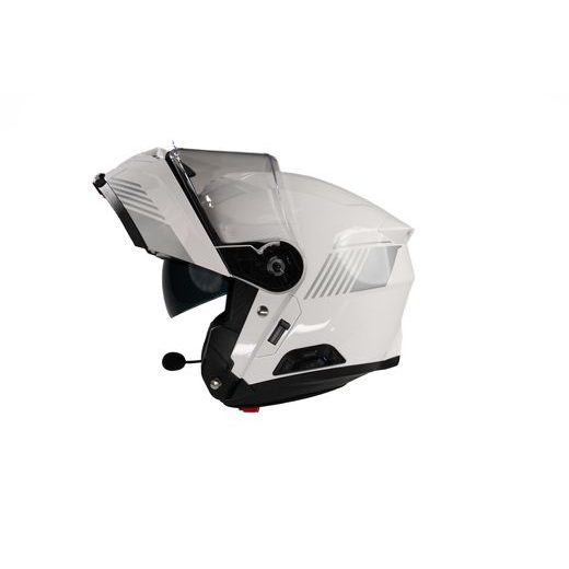 MESH PŘILBA S HEADSETEM SPECTER, SENA (LESKLÁ BÍLÁ)