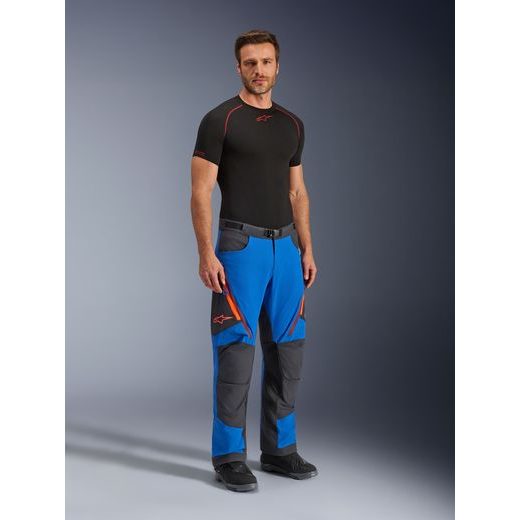 KALHOTY MAXDURA DUAL, ALPINESTARS (MODRÁ/TMAVĚ ŠEDÁ/ORANŽOVÁ) 2026