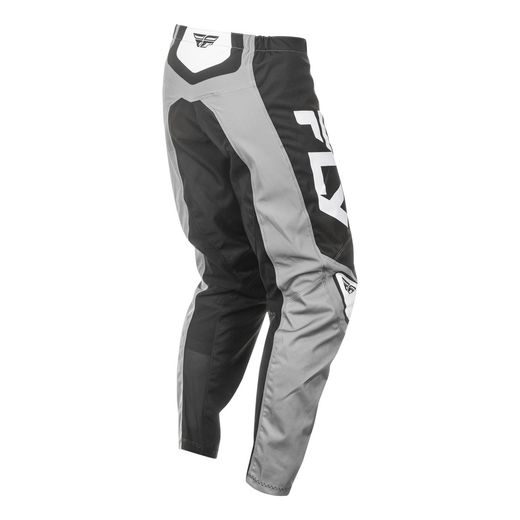 KALHOTY F-16, FLY RACING - USA 2025 (ŠEDÁ/ČERNÁ/BÍLÁ)