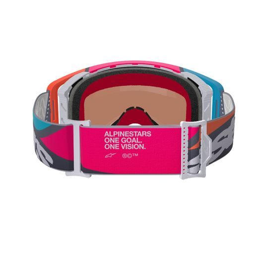 BRÝLE SUPERTECH STREAM, ALPINESTARS (ŠEDÁ/MULTICOLOR, ZRCADLOVÉ STŘÍBRNÉ PLEXI) 2025