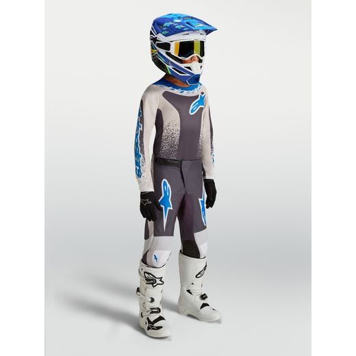 DRES FLUID DRAG YOUTH, ALPINESTARS, DĚTSKÉ (TMAVĚ ŠEDÁ/SVĚTLE ŠEDÁ/MODRÁ) 2027