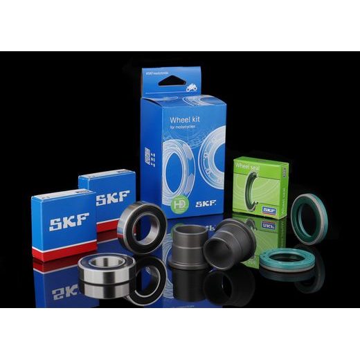 SADA TĚSNĚNÍ KOL S DISTANČNÍMI PODLOŽKAMI A LOŽISKY SKF VKWB-R-25-HD-J ZADNÍ