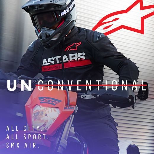 BUNDA SMX AIR, ALPINESTARS (ČERNÁ/ČERVENÁ FLUO) 2026