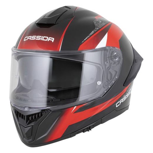 PŘILBA INTEGRAL GTS 2.1 MEGA, CASSIDA (ČERNÁ/ČERVENÁ/BÍLÁ) PLEXI S PŘÍPRAVOU PRO PINLOCK 2026