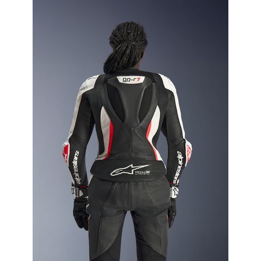 DVOUDÍLNÁ KOMBINÉZA STELLA GP-R7, ALPINESTARS, DÁMSKÉ (ČERNÁ/BÍLÁ/ČERVENÁ FLUO) 2026