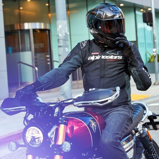 BUNDA MONZA SPORT, ALPINESTARS (ČERNÁ/TMAVĚ ŠEDÁ/ČERVENÁ/BÍLÁ) 2026