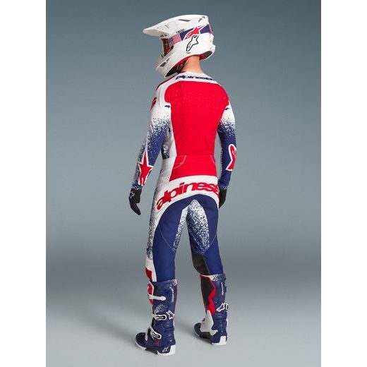DRES TECHSTAR LIMITOVANÁ EDICE UNITY, ALPINESTARS (ČERVENÁ/BÍLÁ/MODRÁ) 2026