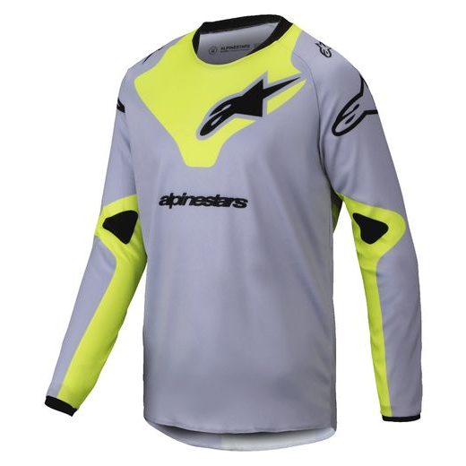 DRES RACER VEIL, ALPINESTARS, DĚTSKÝ (ŠEDÁ/ŽLUTÁ FLUO) 2025