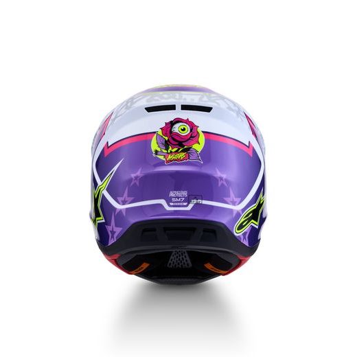 PŘILBA S-M7 BLASTER, ALPINESTARS (FIALOVÁ/RŮŽOVÁ/BÍLÁ) 2027