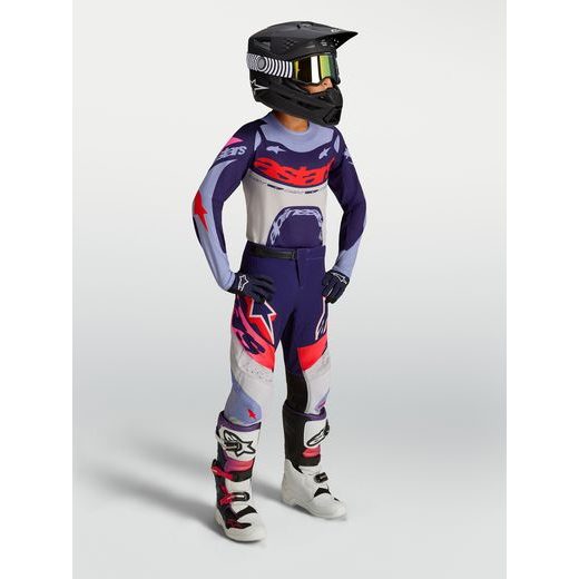 DRES SUPERTECH DYNA YOUTH, ALPINESTARS, DĚTSKÉ (SVĚTLE FIALOVÁ/MODRÁ/RŮŽOVÁ/BÍLÁ) 2027