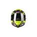 PŘILBA RAFALE SR CRAZY, LAZER - BELGIE (ČERNÁ/FIALOVÁ/FLUO ZELENÁ)