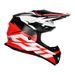 PŘILBA CROSS CUP TWO, CASSIDA (ČERVENÁ/BÍLÁ/ČERNÁ)