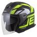 PŘILBA JET TECH 2.0 ROTO, CASSIDA (ČERNÁ MATNÁ/ŽLUTÁ FLUO/BÍLÁ) 2026