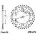 ŘETĚZOVÁ SADA D.I.D CHAIN - STŘÍBRNÝ ŘETĚZ 520 ZVM-X, X-KROUŽEK, KOLEČKO JT POGUMOVANÉ, ROZETA JT PRO YAMAHA YZF-R1 2006-2008