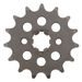 ŘETĚZOVÁ SADA D.I.D CHAIN - STŘÍBRNÝ ŘETĚZ 420 D, NETĚSNĚNÝ, KOLEČKO SUPERSPROX, ROZETA SUPERSPROX PRO HONDA ST 50 DAX 1990