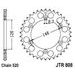 ŘETĚZOVÁ SADA D.I.D CHAIN - STŘÍBRNÝ ŘETĚZ 520 VX, X-KROUŽEK, KOLEČKO JT, ROZETA JT PRO SUZUKI DR 350 SE 1996