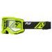 BRÝLE FOCUS, FLY RACING - USA (ČERNÉ/HI-VIS - ČIRÉ PLEXI)