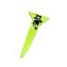 AERODYNAMICKÝ SPOILER PRO PŘILBY SUPERTECH R10 ARIUS STANDARDNÍ PROFIL, ALPINESTARS (ŽLUTÁ FLUO/ČERNÁ)