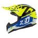 PŘILBA X1.9 TARGA, ZED (ŽLUTÁ FLUO/MODRÁ/ČERNÁ/BÍLÁ) 2026