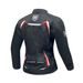 DÁMSKÁ TEXTILNÍ MOTO BUNDA CYBER GEAR MONICA, ČERNO-ČERVENO-BÍLÁ