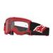 BRÝLE VISION OTG, ALPINESTARS (ČERVENÁ/ČERNÁ/BÍLÁ, ČIRÉ PLEXI) 2026