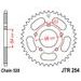 ŘETĚZOVÁ SADA D.I.D CHAIN - STŘÍBRNÝ ŘETĚZ 520 ZVM-X, X-KROUŽEK, KOLEČKO JT, ROZETA JT PRO HONDA CBF 250 2004-2006