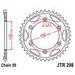 ŘETĚZOVÁ SADA EK - STŘÍBRNÝ ŘETĚZ 530 SRX, X-KROUŽEK, KOLEČKO JT, ROZETA JT PRO HONDA NS 400 R 1985-1988