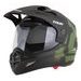 PŘILBA TOUR 2.0 CREW, CASSIDA (ČERNÁ MATNÁ/TMAVĚ ZELENÁ, PLEXI S PŘÍPRAVOU PRO PINLOCK) 2026