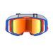 BRÝLE VISION 8 WORDMARK, ALPINESTARS (MODRÁ/ORANŽOVÁ, ZRCADLOVÉ ČERVENÉ PLEXI) 2025