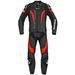 DVOUDÍLNÁ KOMBINÉZA LASER TOURING, SPIDI (ČERNÁ/FLUO ČERVENÁ)
