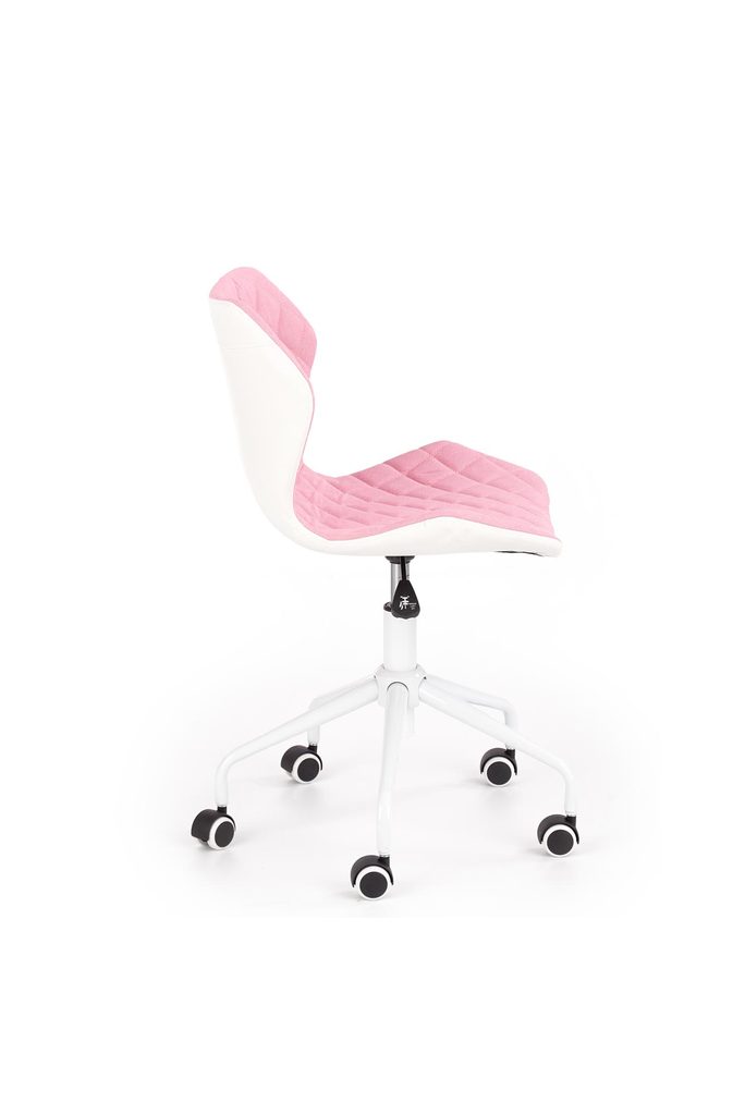 Prima Kresla - Detská stolička Matrix 3, biela/ružová - Halmar - Detské  stoličky - Kancelárske stoličky