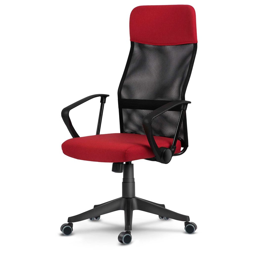 Prima Kresla - Kancelárska stolička Sydney 2, červená - Global Income s.c.  - Kancelárske stoličky - Kancelárske stoličky