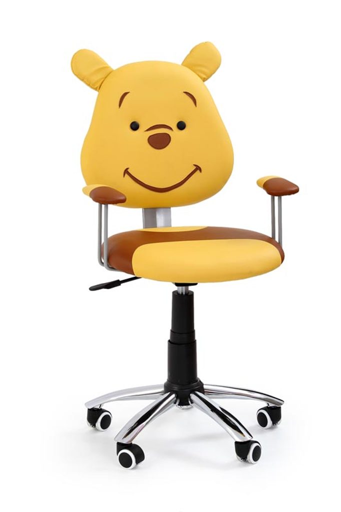 Prima Kresla - Detská stolička Kubus, žltá - Halmar - Detské stoličky -  Kancelárske stoličky