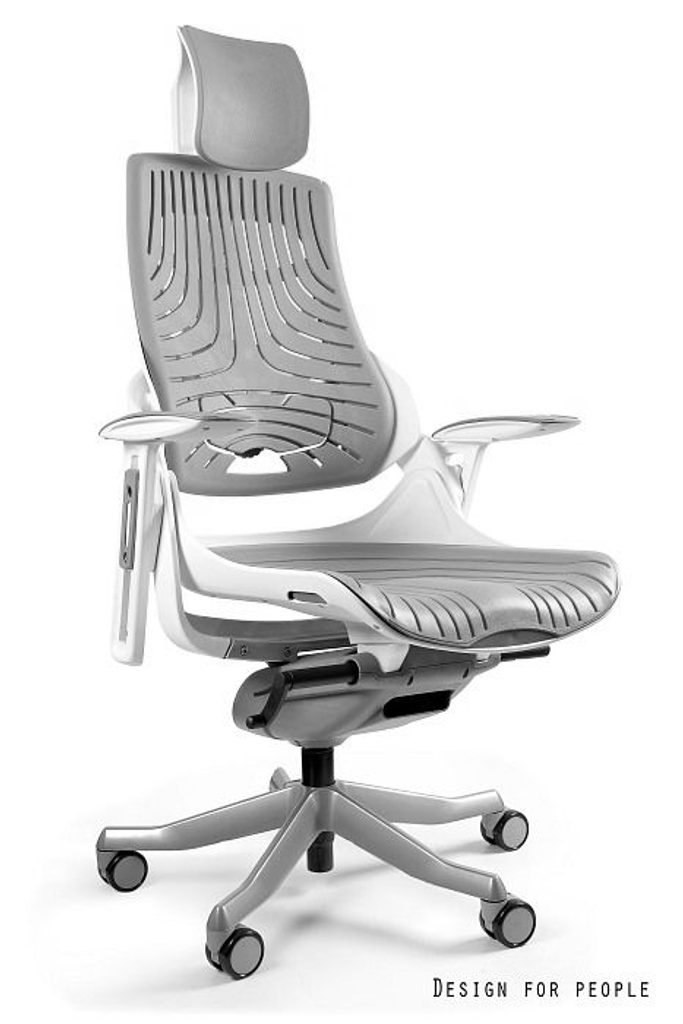Prima Kresla - Kancelárske kreslo WAU, biela základňa/elastomer - UNIQUE -  Kancelárske kreslá - Kancelárske stoličky