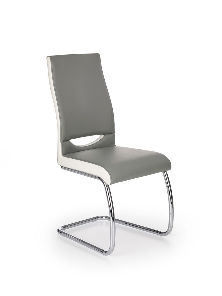 Prima Kresla - Jedálenská stolička K259, sivo-biela - Halmar - Jedálenské  stoličky - Jedálne a kuchyne